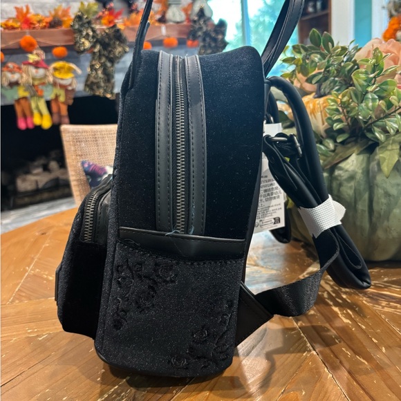 Loungefly Black Maleficent Horned Backpack - Picture 2 of 5